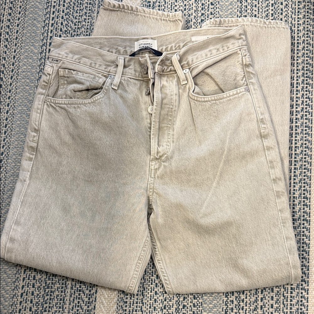 Citizens of Humanity Light Tan Denim